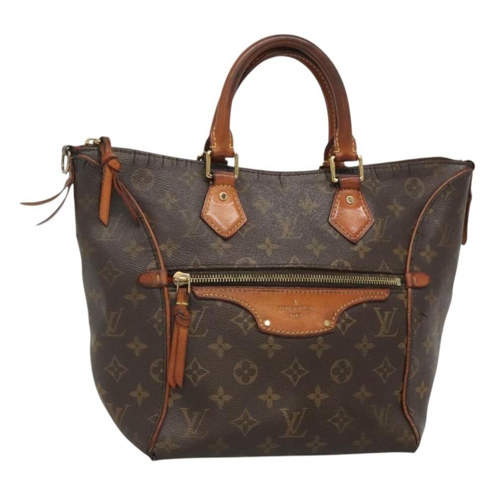 Louis Vuitton Monogram Tournel PM Handbag Brown